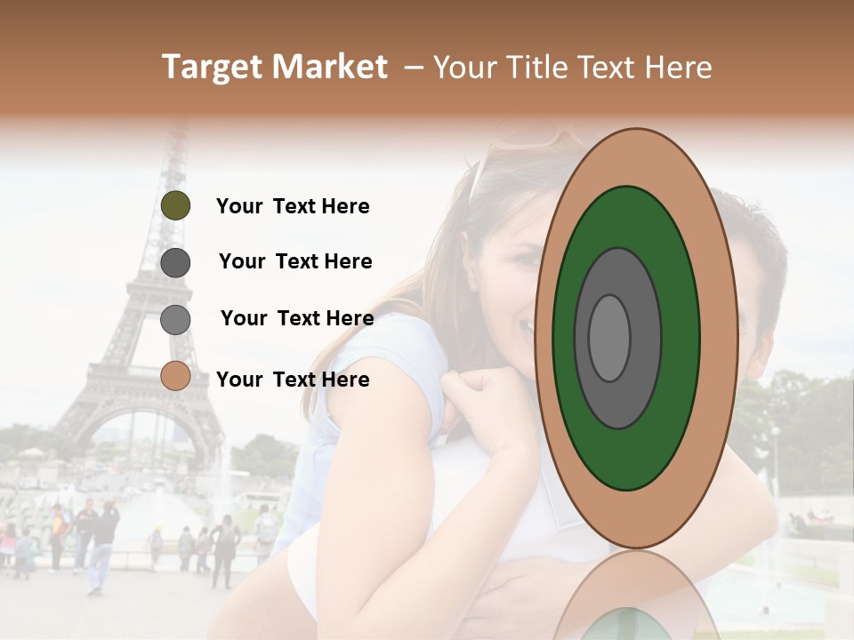 Eiffel Tower Fun Town PowerPoint Template