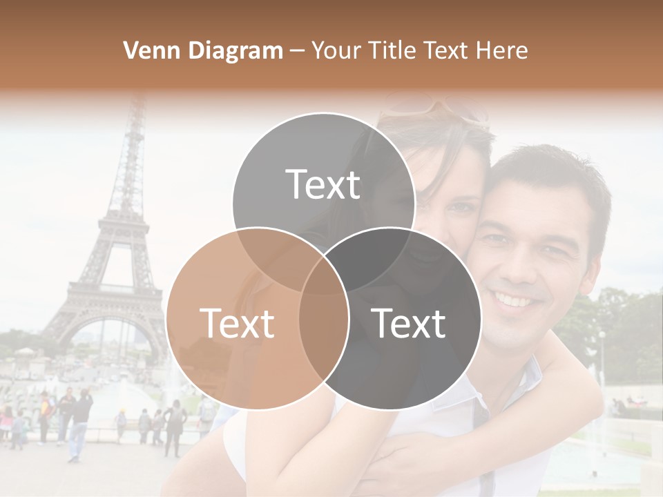 Eiffel Tower Fun Town PowerPoint Template