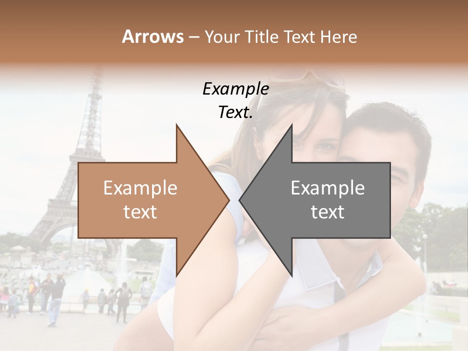 Eiffel Tower Fun Town PowerPoint Template