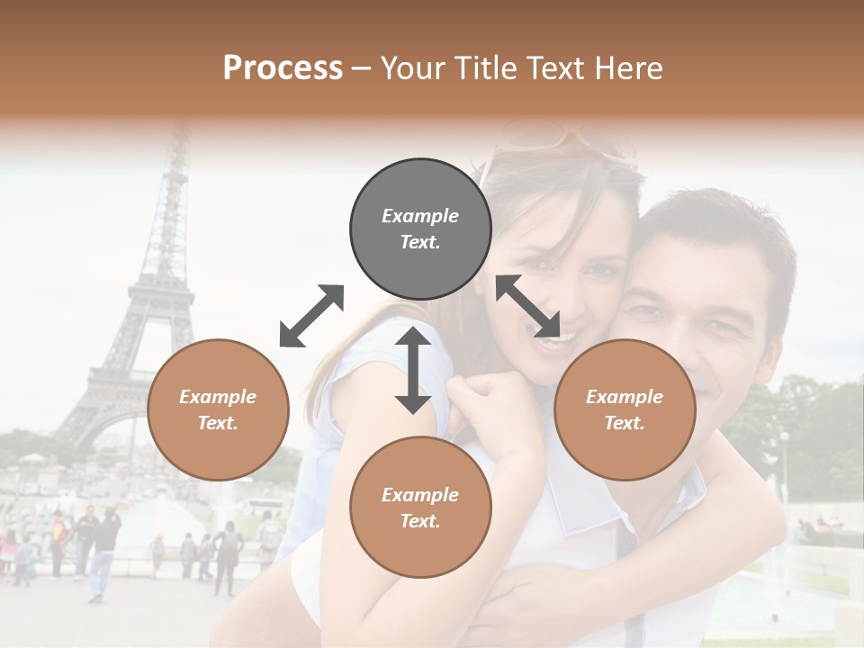 Eiffel Tower Fun Town PowerPoint Template