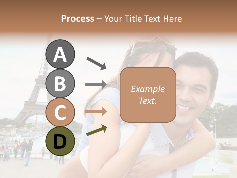 Eiffel Tower Fun Town PowerPoint Template