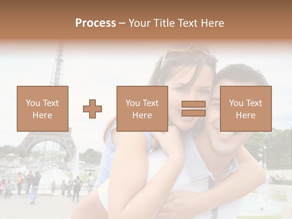 Eiffel Tower Fun Town PowerPoint Template
