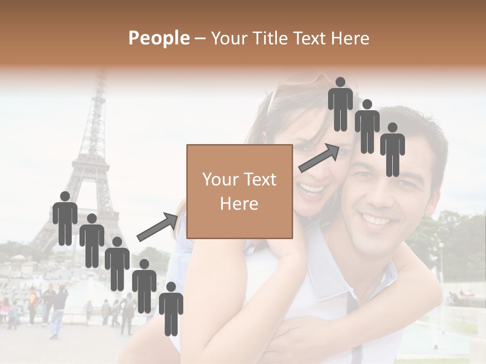 Eiffel Tower Fun Town PowerPoint Template