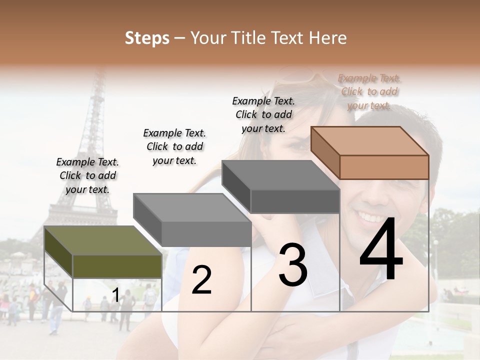 Eiffel Tower Fun Town PowerPoint Template