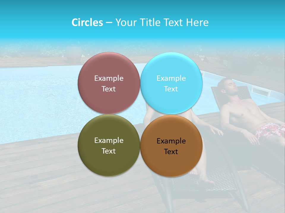 Swimming Pool Property Embracing PowerPoint Template