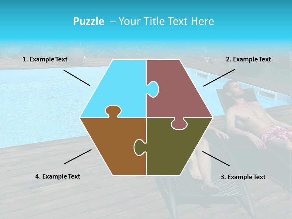 Swimming Pool Property Embracing PowerPoint Template