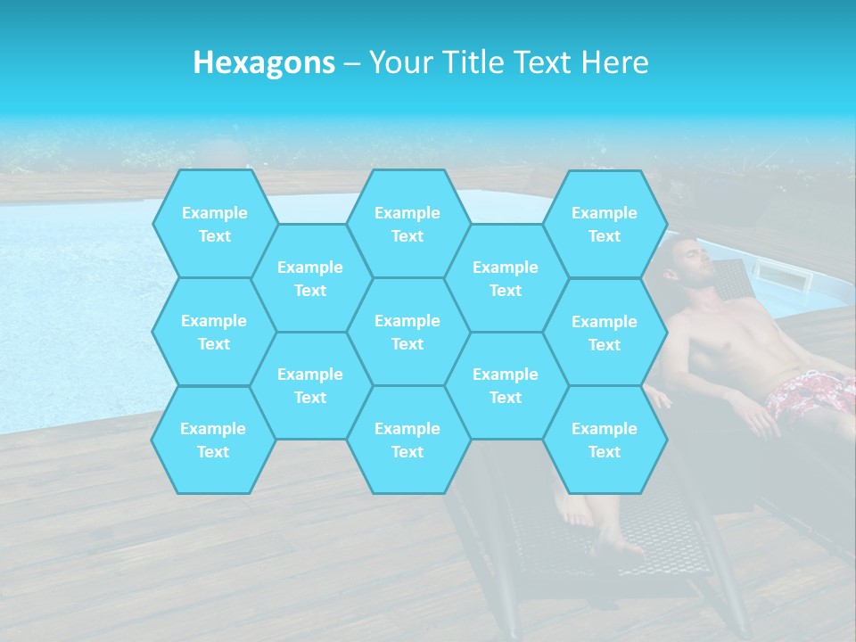 Swimming Pool Property Embracing PowerPoint Template