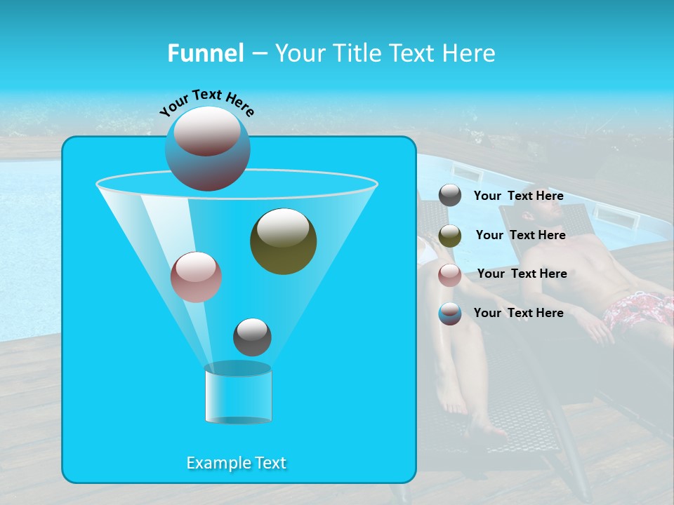 Swimming Pool Property Embracing PowerPoint Template