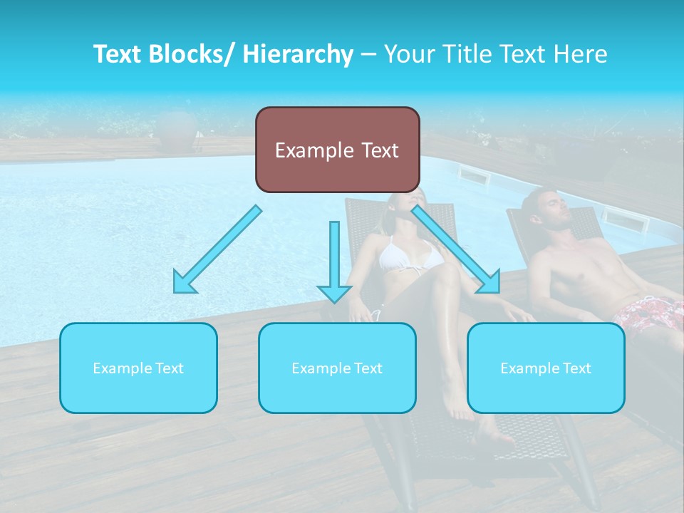 Swimming Pool Property Embracing PowerPoint Template