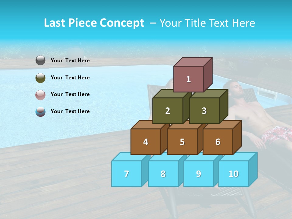 Swimming Pool Property Embracing PowerPoint Template