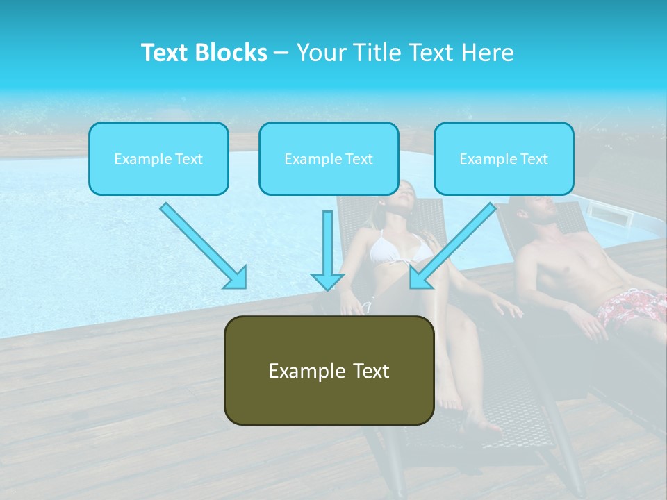 Swimming Pool Property Embracing PowerPoint Template