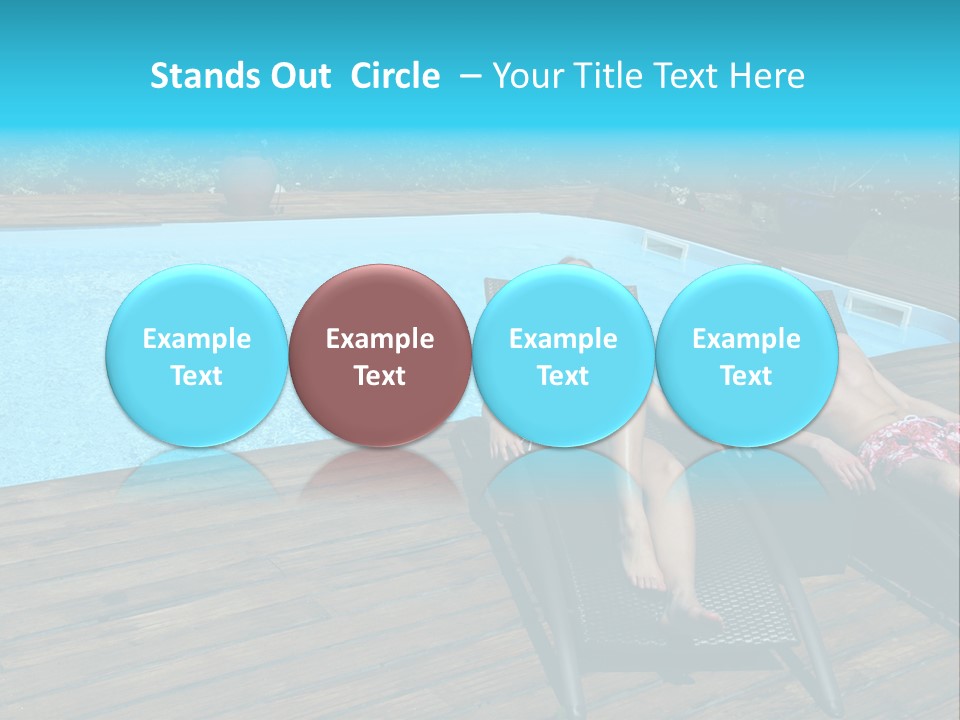 Swimming Pool Property Embracing PowerPoint Template