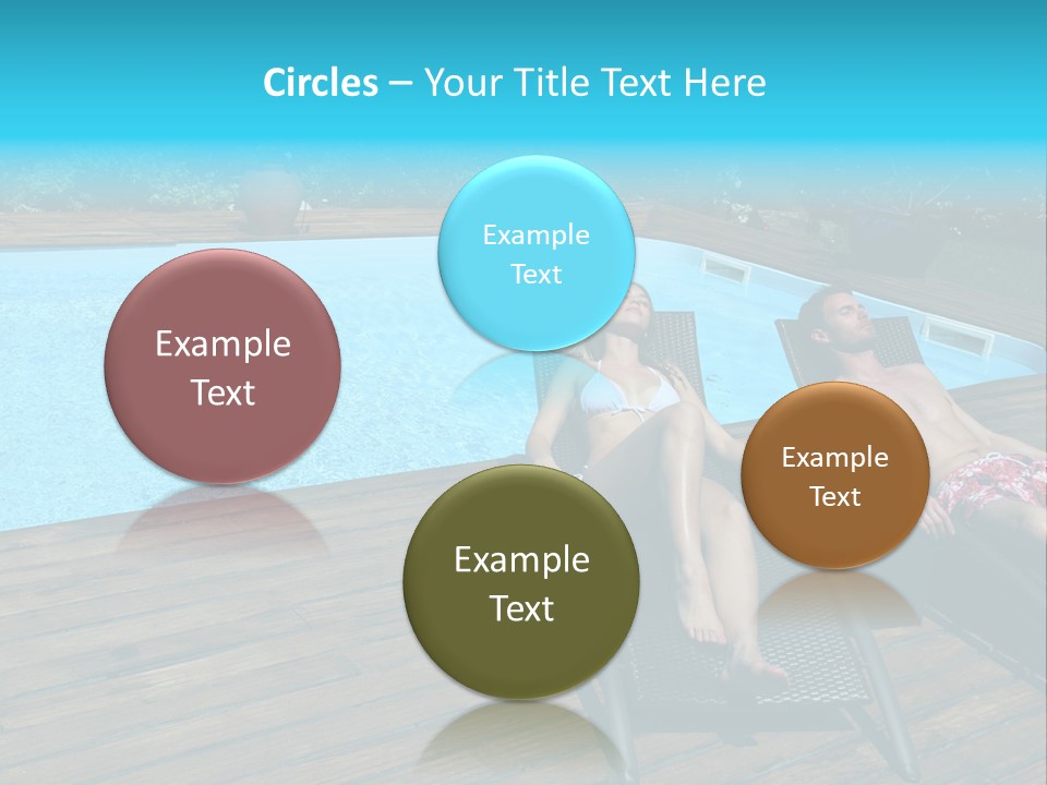 Swimming Pool Property Embracing PowerPoint Template