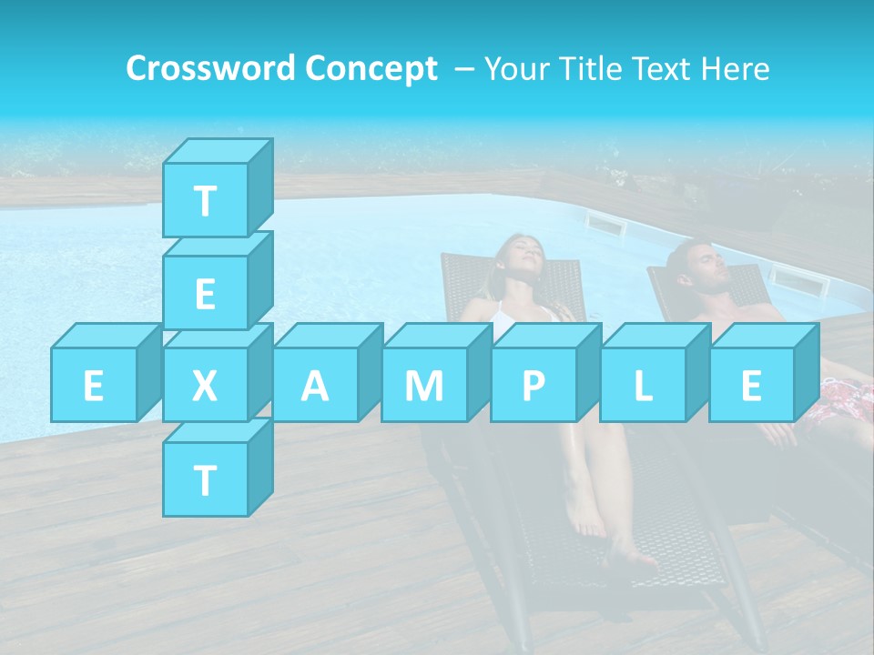 Swimming Pool Property Embracing PowerPoint Template