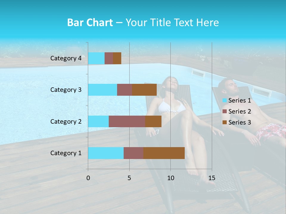 Swimming Pool Property Embracing PowerPoint Template