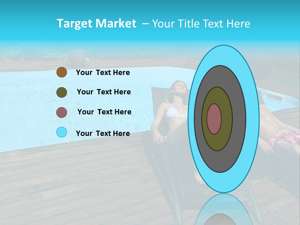 Swimming Pool Property Embracing PowerPoint Template