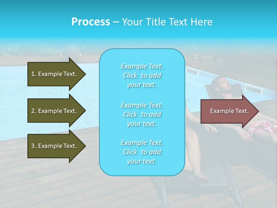 Swimming Pool Property Embracing PowerPoint Template