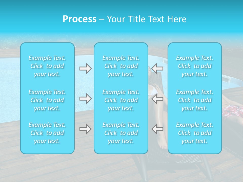 Swimming Pool Property Embracing PowerPoint Template