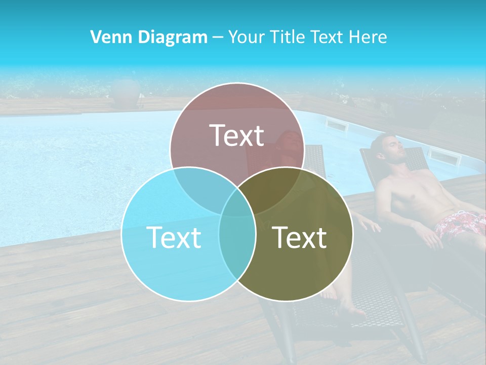 Swimming Pool Property Embracing PowerPoint Template