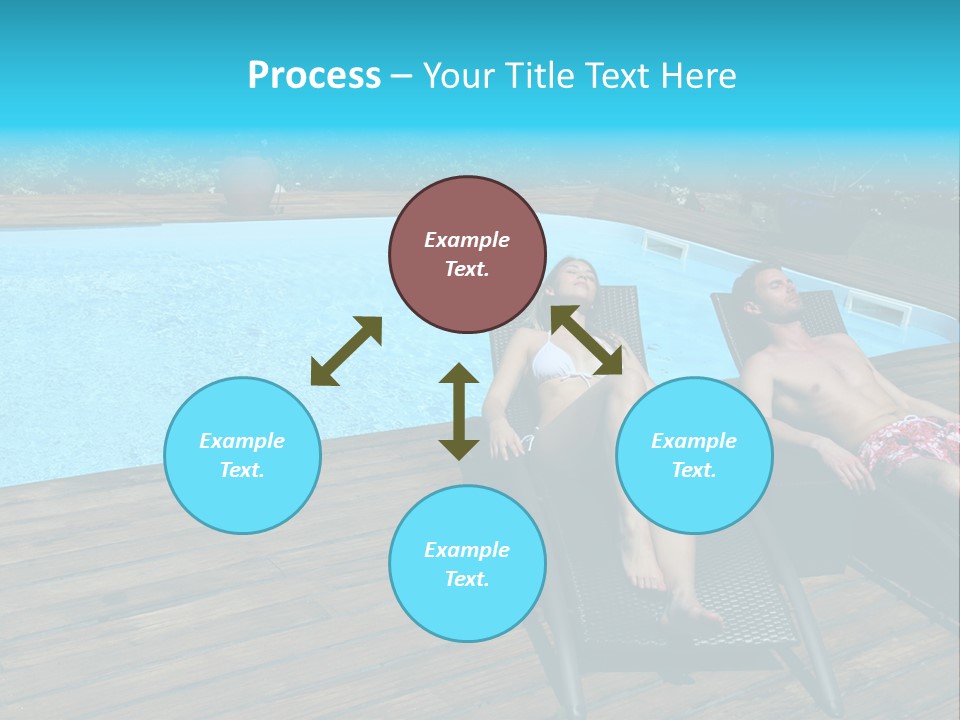 Swimming Pool Property Embracing PowerPoint Template