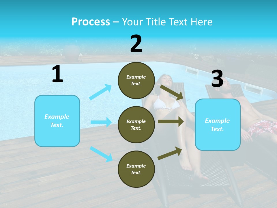 Swimming Pool Property Embracing PowerPoint Template