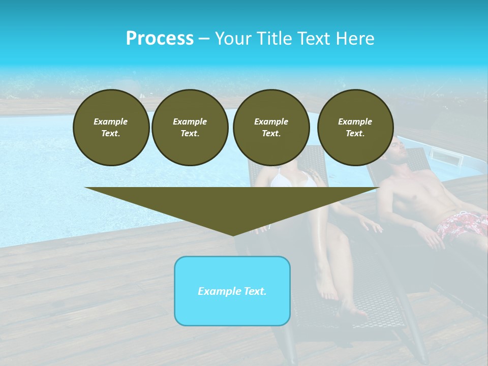 Swimming Pool Property Embracing PowerPoint Template