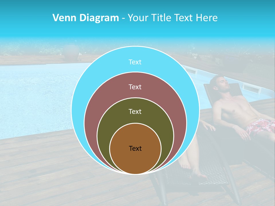 Swimming Pool Property Embracing PowerPoint Template