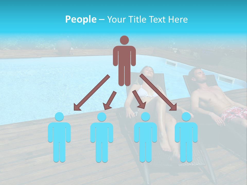 Swimming Pool Property Embracing PowerPoint Template