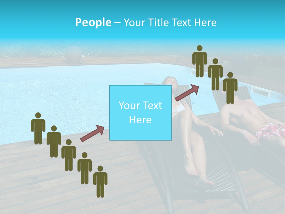 Swimming Pool Property Embracing PowerPoint Template