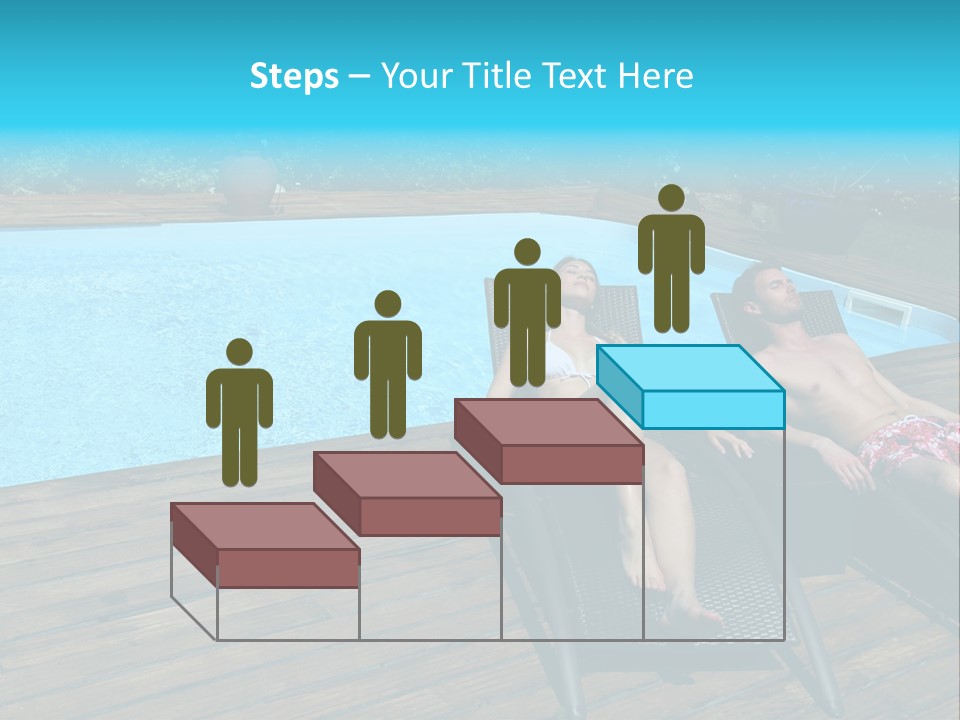 Swimming Pool Property Embracing PowerPoint Template