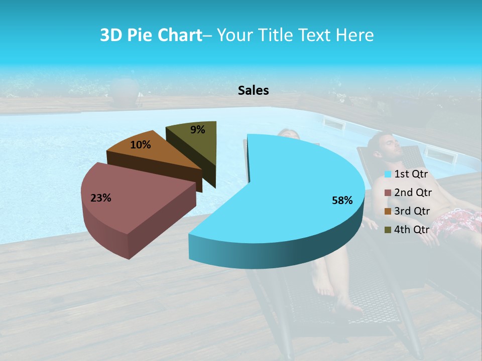 Swimming Pool Property Embracing PowerPoint Template