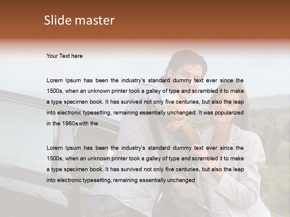 Man Door Weekend PowerPoint Template