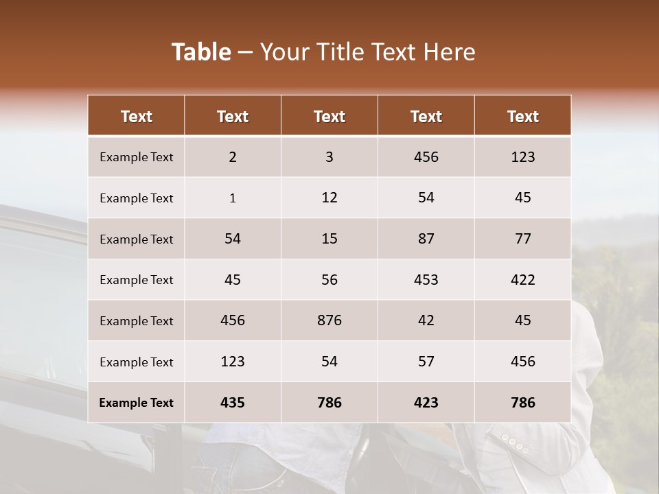 Man Door Weekend PowerPoint Template