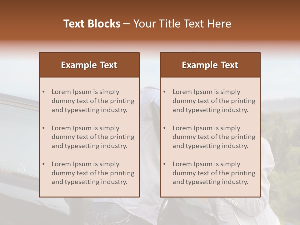 Man Door Weekend PowerPoint Template