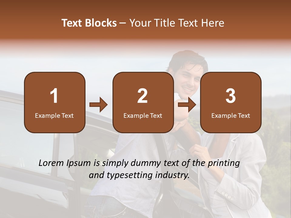 Man Door Weekend PowerPoint Template