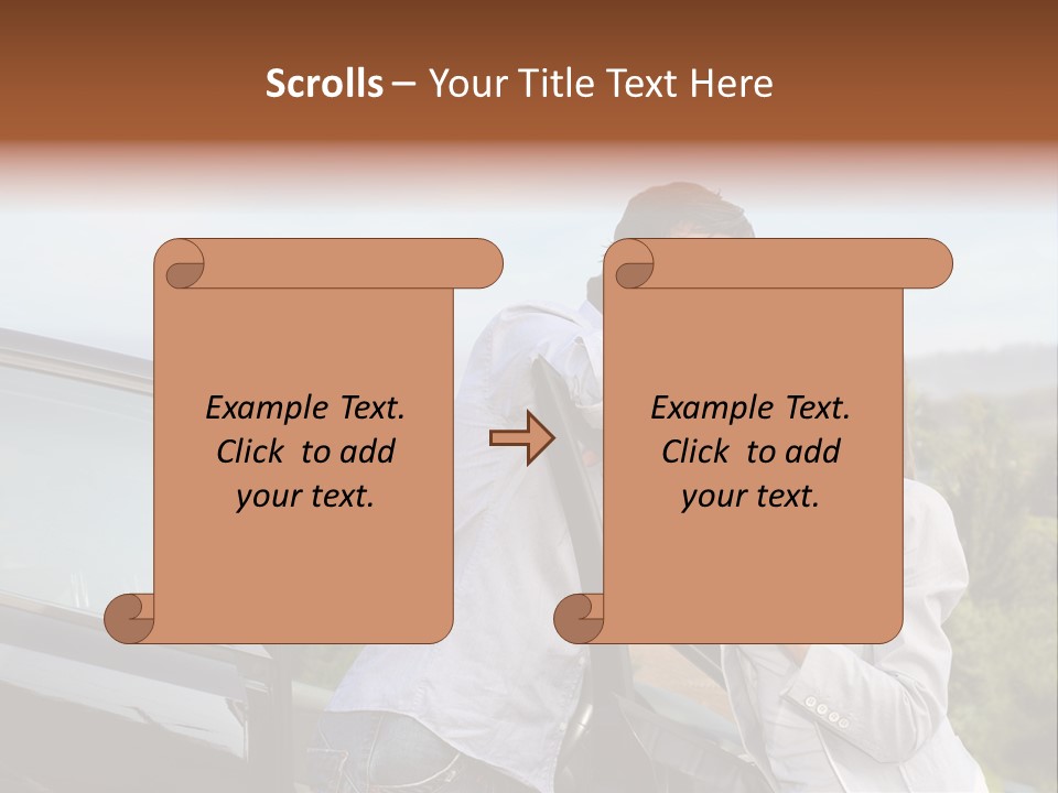 Man Door Weekend PowerPoint Template