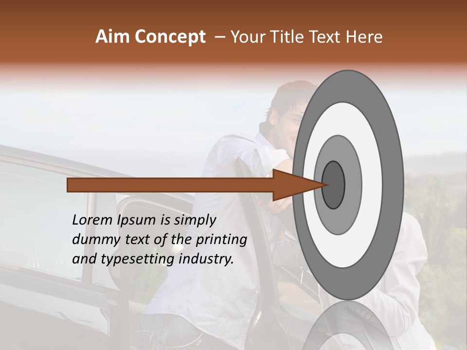 Man Door Weekend PowerPoint Template