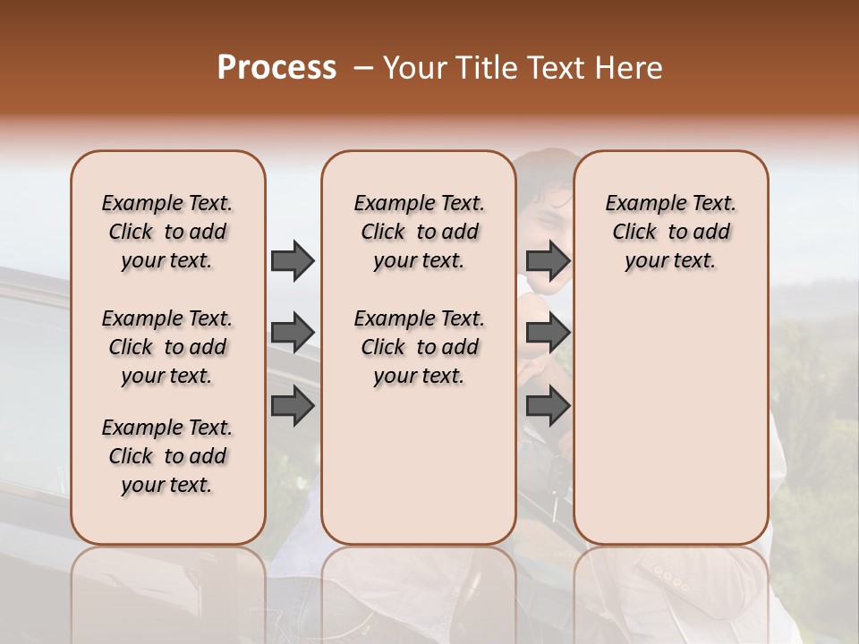 Man Door Weekend PowerPoint Template