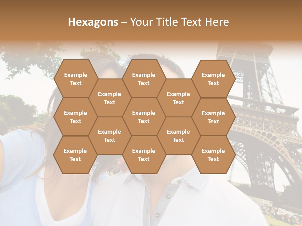 Smiling Couple Fun PowerPoint Template