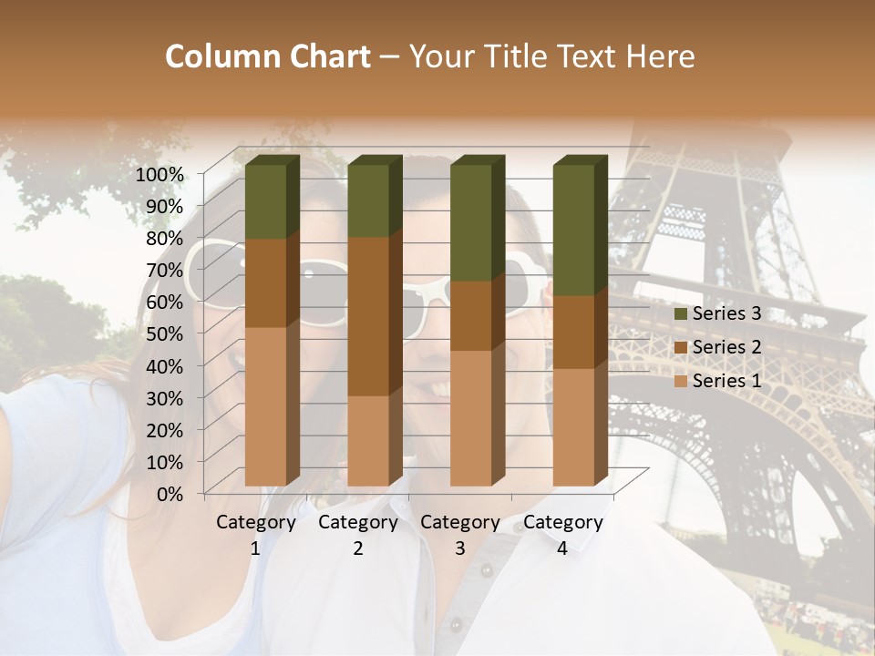 Smiling Couple Fun PowerPoint Template
