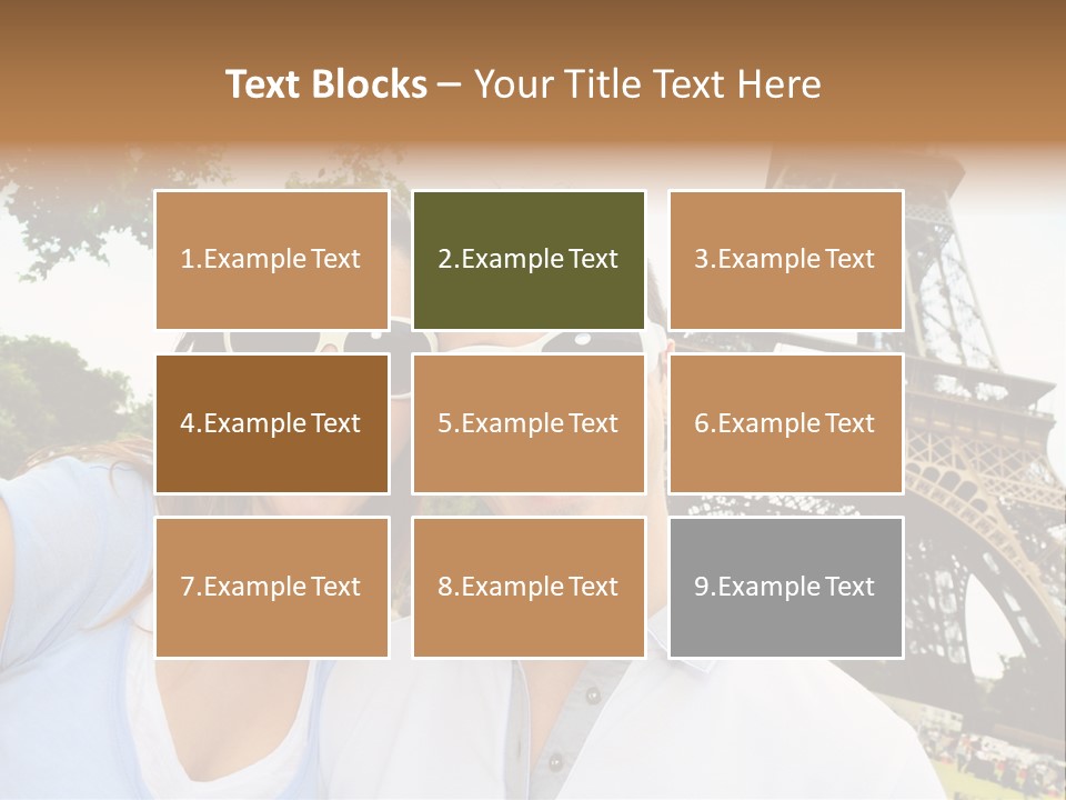 Smiling Couple Fun PowerPoint Template