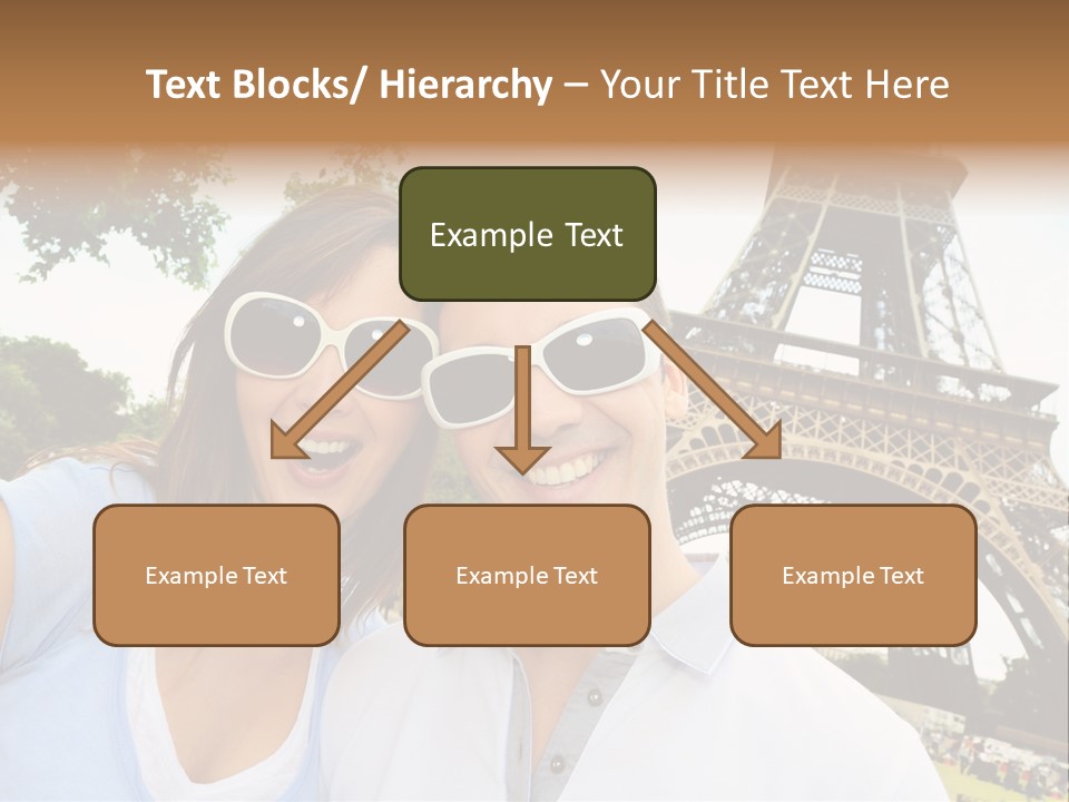 Smiling Couple Fun PowerPoint Template