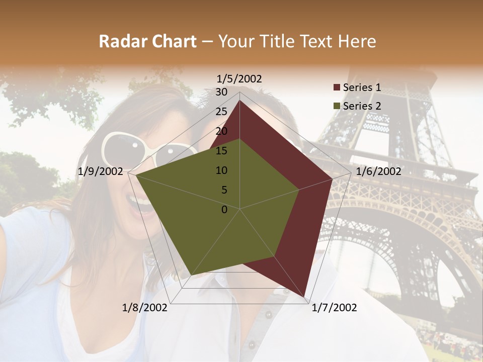 Smiling Couple Fun PowerPoint Template