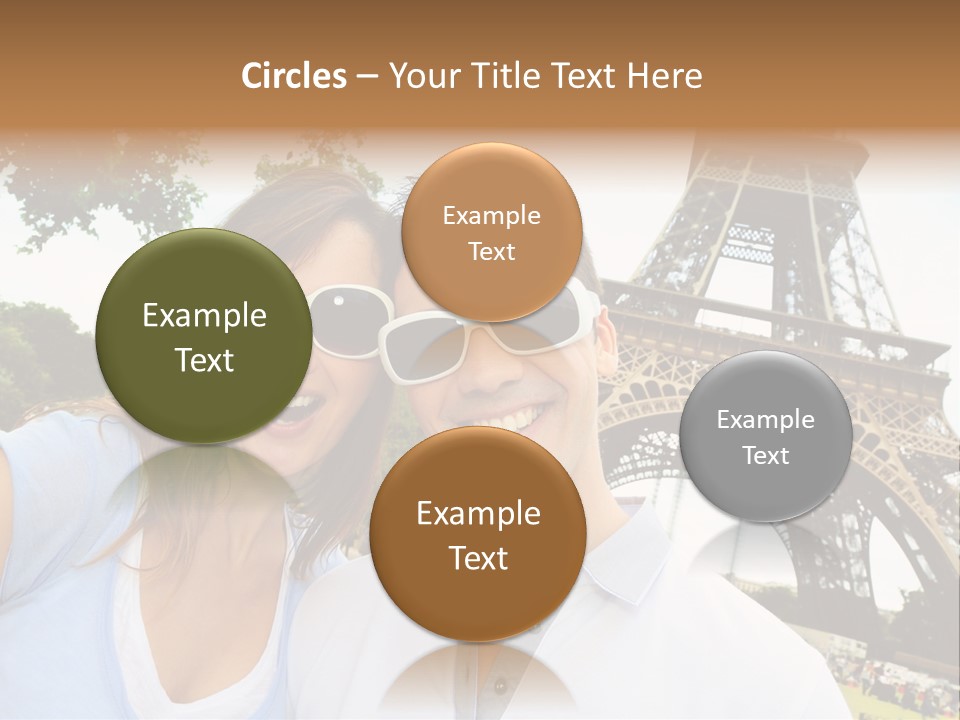 Smiling Couple Fun PowerPoint Template