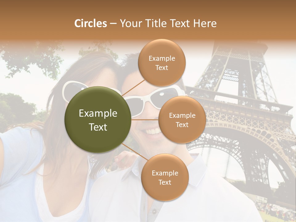 Smiling Couple Fun PowerPoint Template