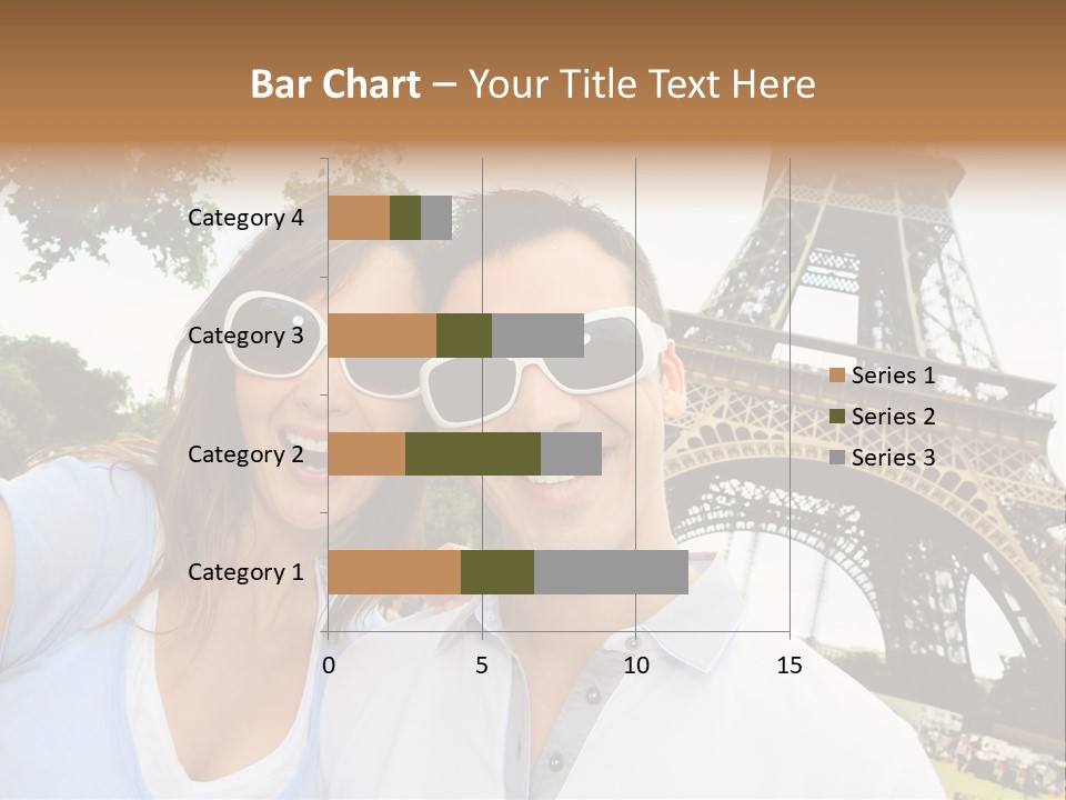 Smiling Couple Fun PowerPoint Template