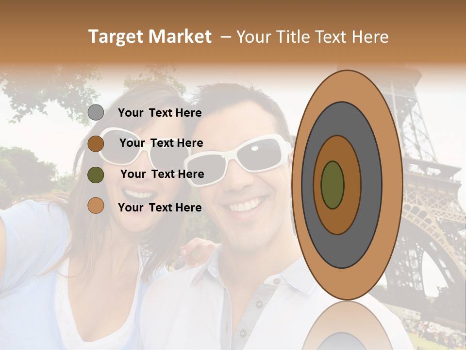 Smiling Couple Fun PowerPoint Template