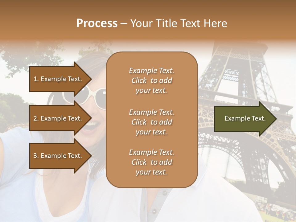 Smiling Couple Fun PowerPoint Template