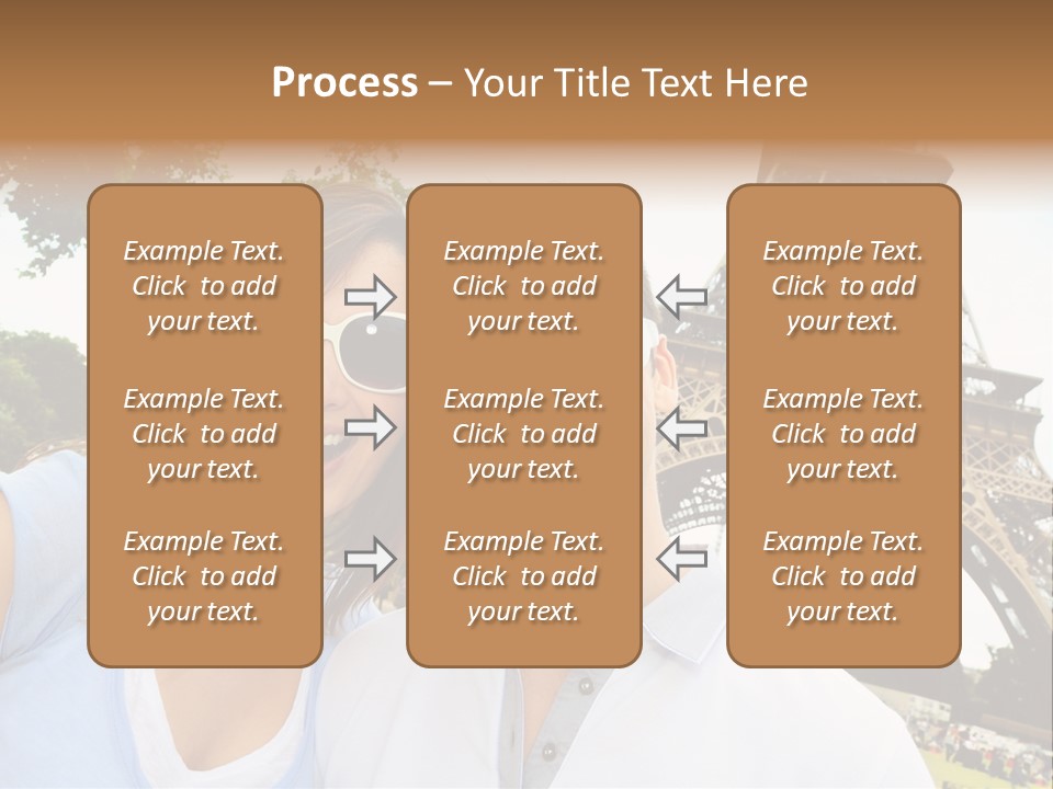 Smiling Couple Fun PowerPoint Template