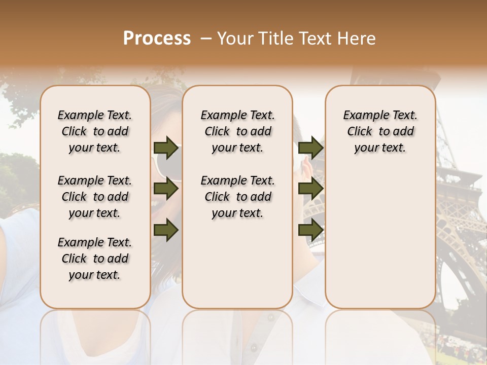 Smiling Couple Fun PowerPoint Template